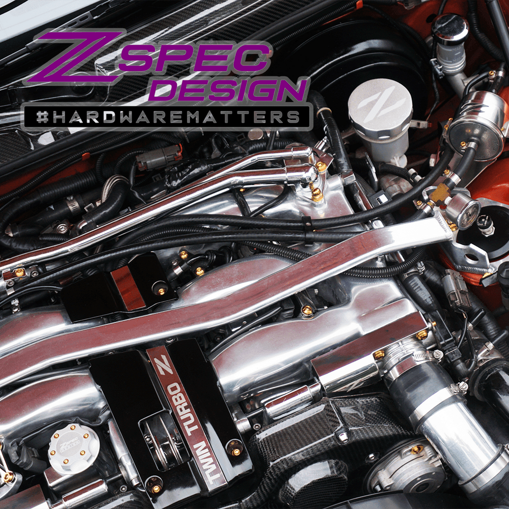 ZSPEC "Stage 2" Dress Up Bolts® Hardware Kit for Nissan 300zx Z32, Titanium