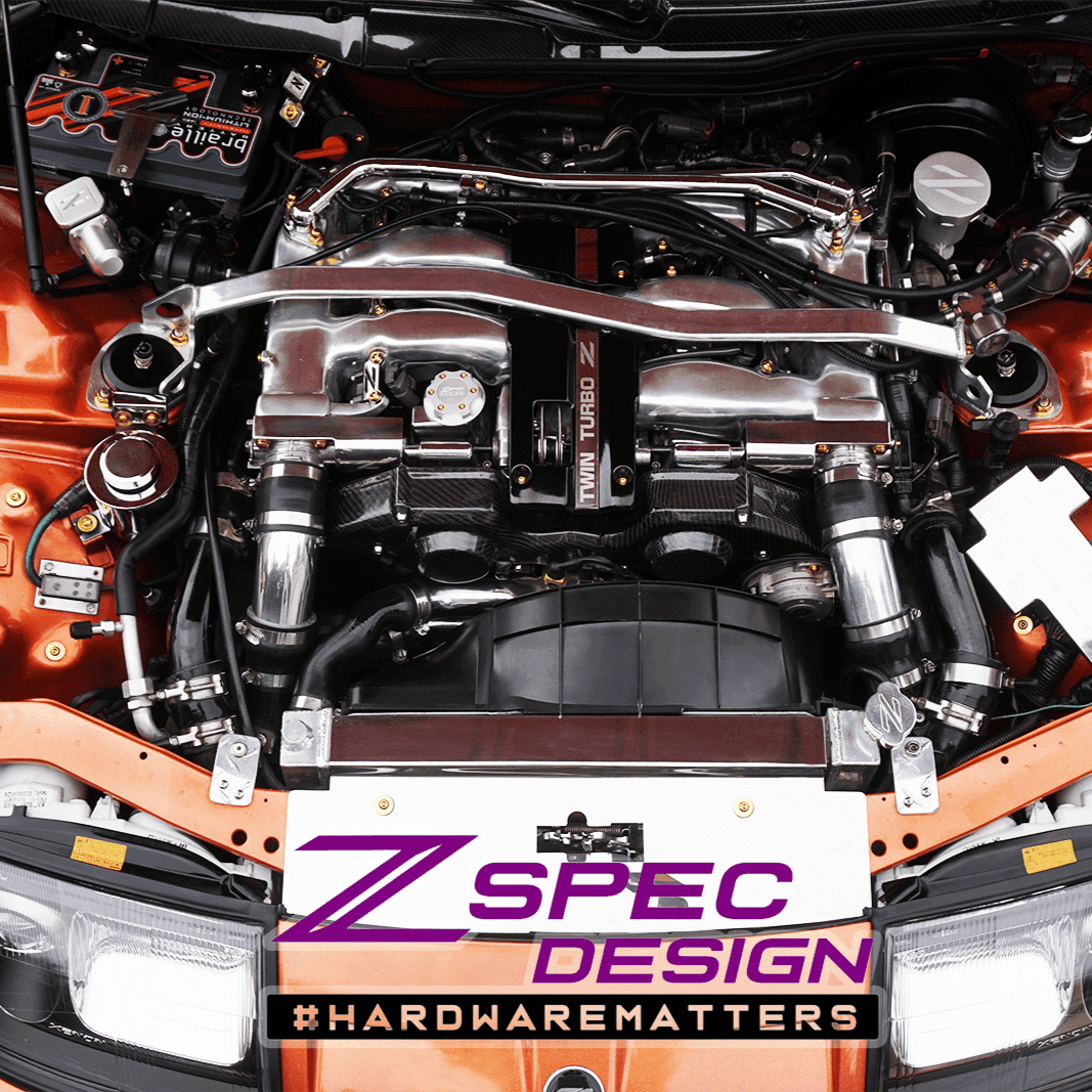 ZSPEC "Stage 3" Dress Up Bolts® Hardware Kit for Nissan 300zx Z32, Titanium