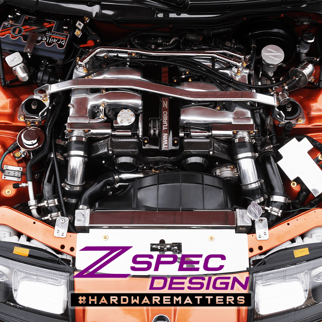 ZSPEC "Stage 1" Dress Up Bolts® Hardware Kit for Nissan 300zx Z32, Titanium