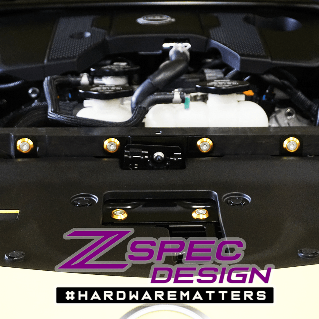 ZSPEC "Stage 2" Dress Up Bolts® Hardware Kit for Nissan Z RZ34, Stainless & Billet