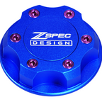 ZSPEC Billet Oil Filler Cap for Nissan/Infiniti/Datsun, Blue Cap w/ Titanium Accents