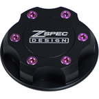 ZSPEC Billet Oil Filler Cap for Nissan/Infiniti/Datsun, Black Cap w/ Titanium Accent