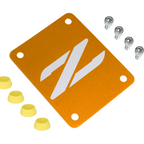 ZSPEC Orange-Gold PTU Holes Cover Plate for Z32 300zx, Billet, w/ Hardware