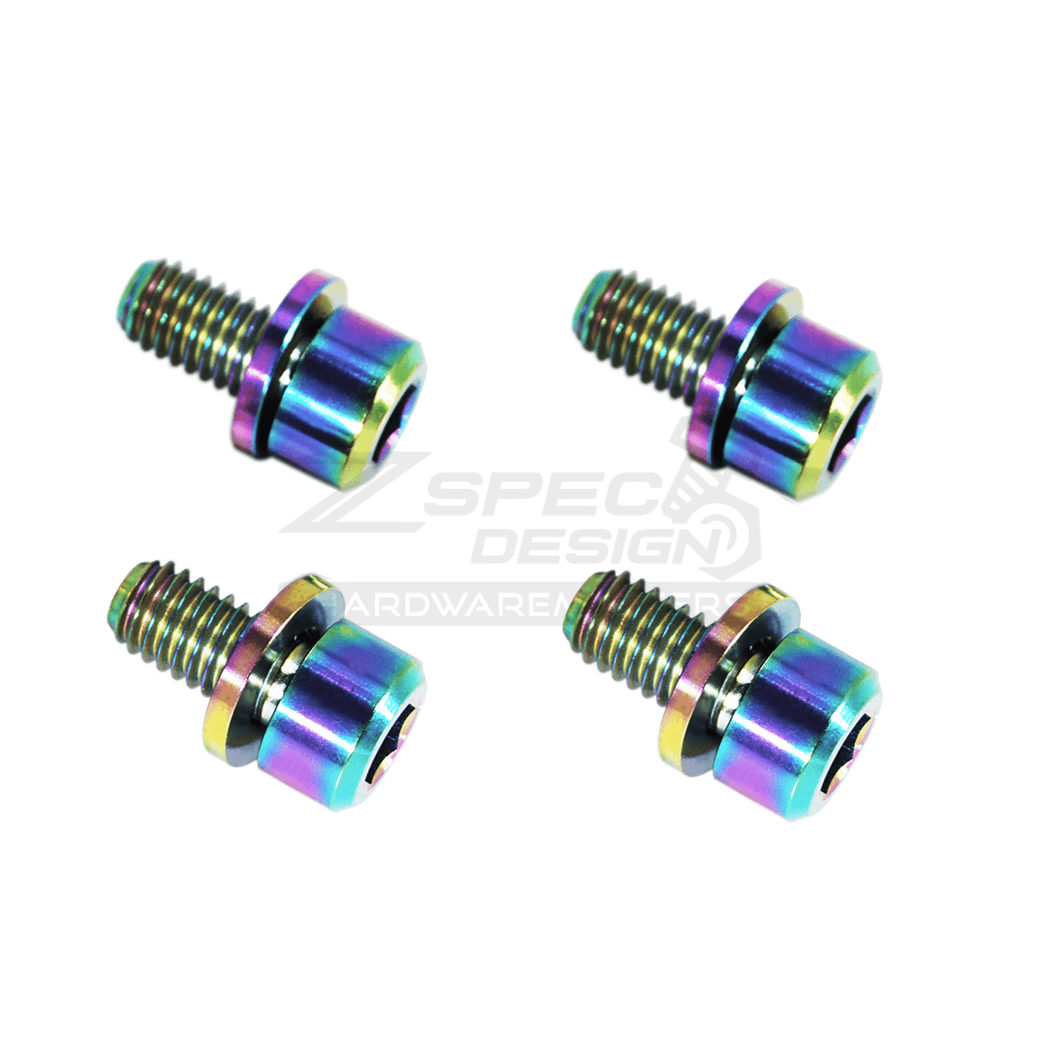 ZSPEC Throttle Cable Cover Fasteners for '90-96 Nissan 300zx Z32, Titanium