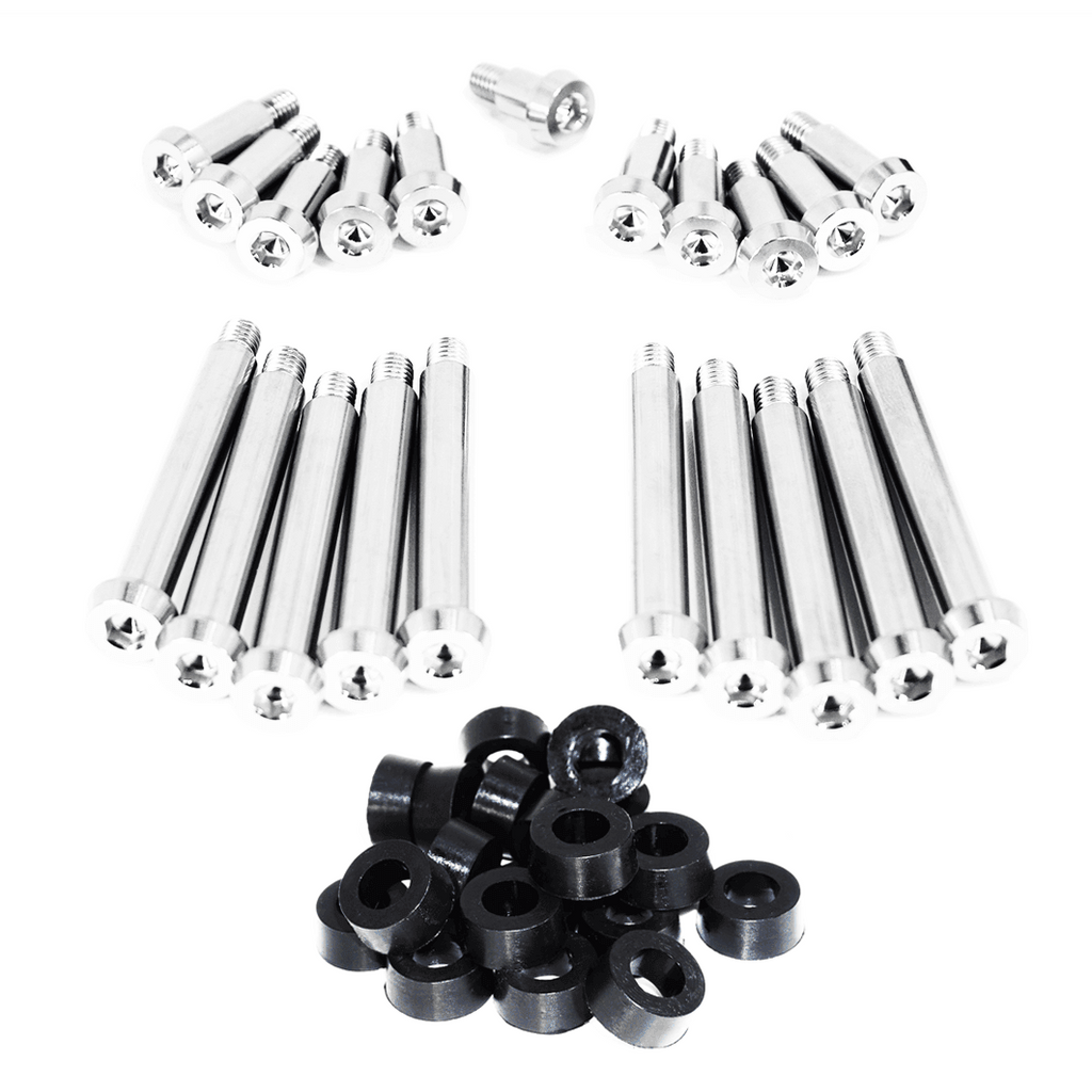 ZSPEC Shoulder-Bolt Timing Covers Fasteners w/ Bushings, Nissan 300zx Z32, Titanium