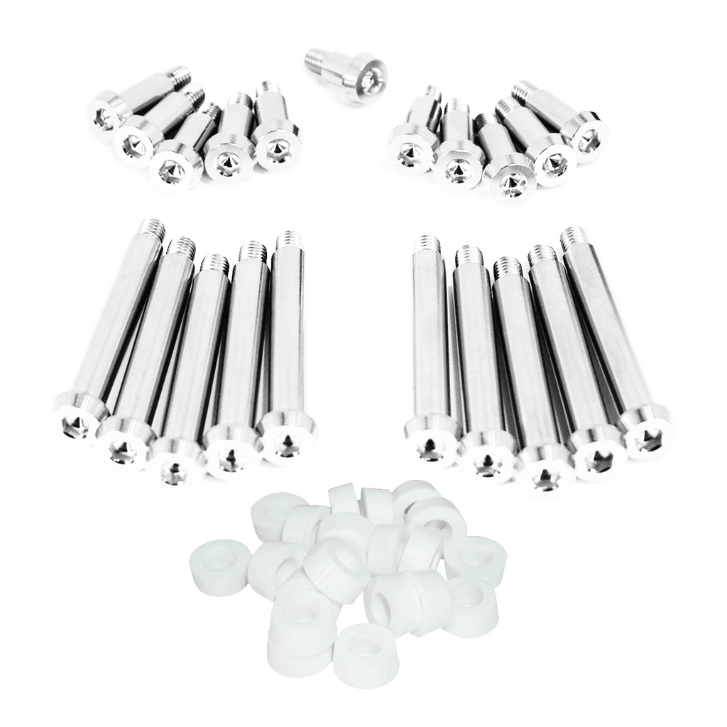ZSPEC Shoulder-Bolt Timing Covers Fasteners w/ Bushings, Nissan 300zx Z32, Titanium