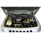 ZSPEC "Stage 2" Dress Up Bolts® Fastener Kit for Jeep Patriot & Compass, Stainless & Billet