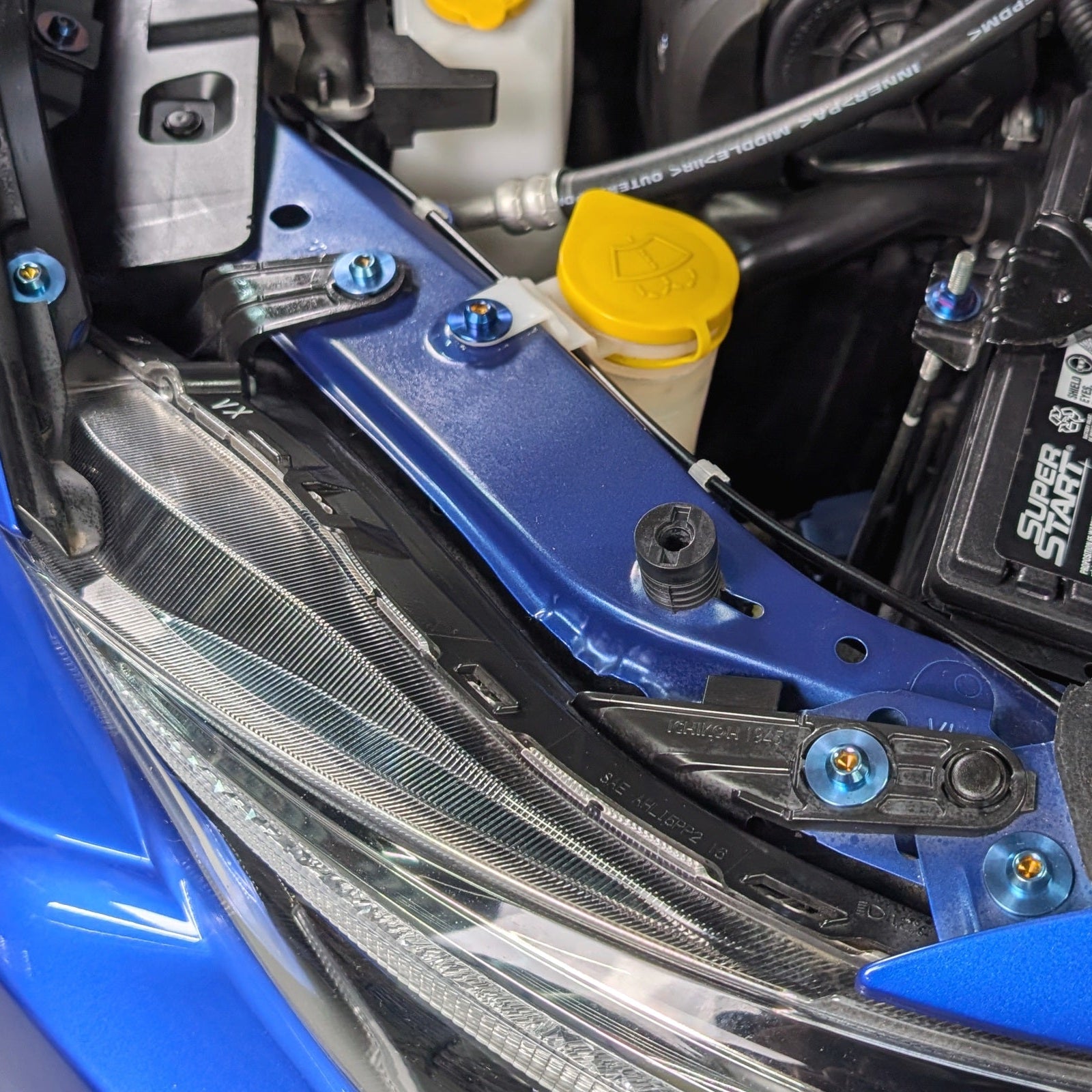 ZSPEC "Stage 3" Dress Up Bolts® Fastener Kit for '15-21 Subaru WRX & STI, Grade-5 Titanium
