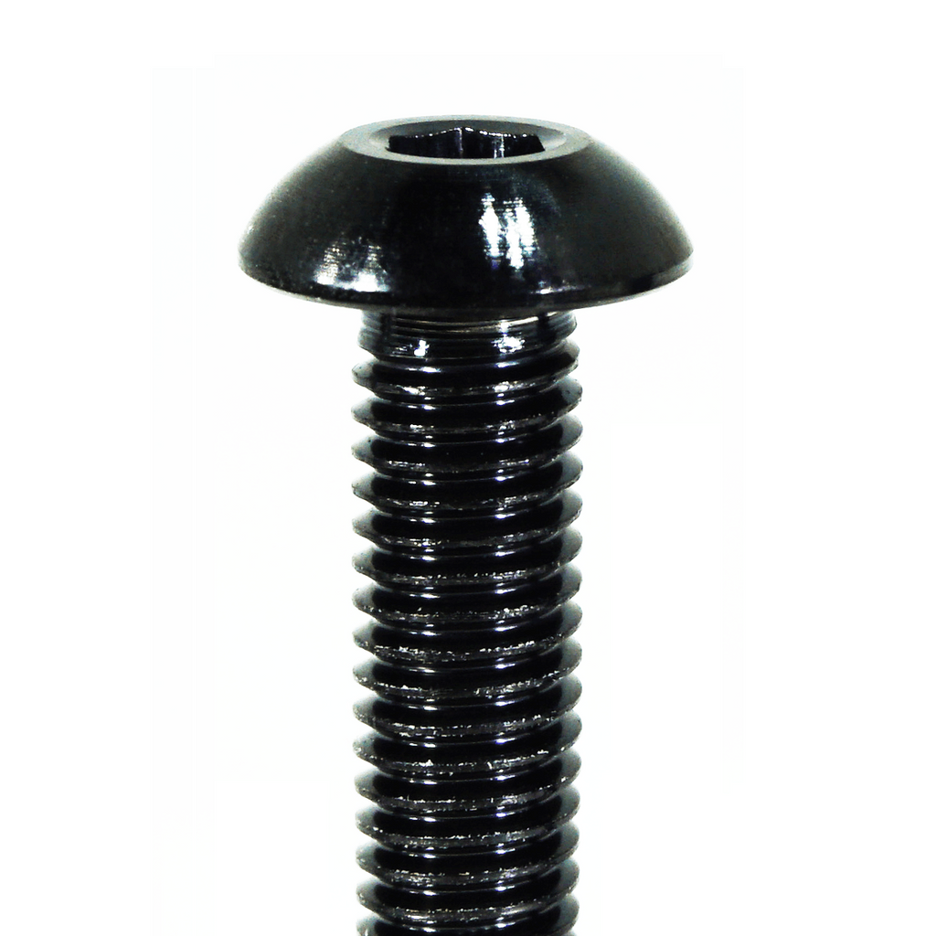 ZSPEC Button-Head Body Kit Fastener, M5x25mm w/ Rivet Nut, Titanium, Per Each