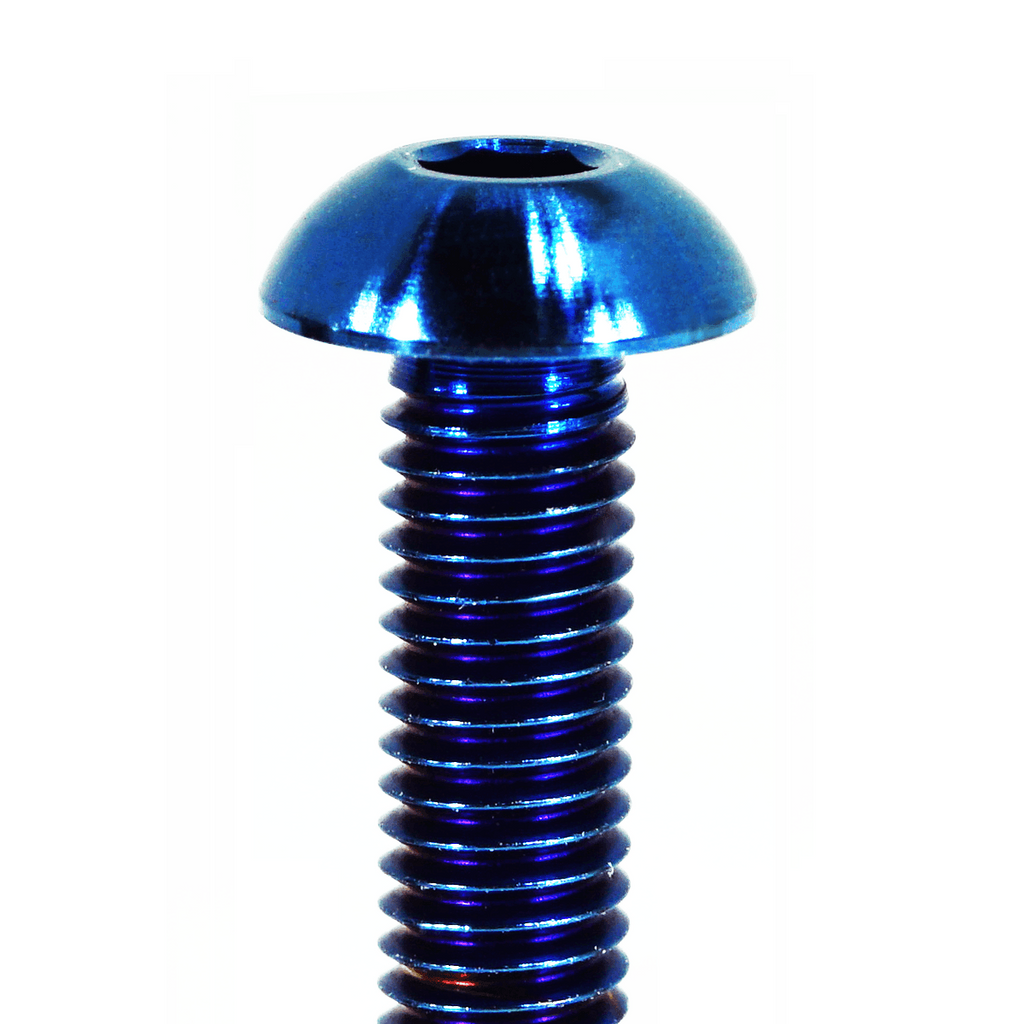 ZSPEC Button-Head Body Kit Fastener, M5x20mm w/ Rivet Nut, Titanium, Per Each