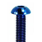 ZSPEC Button-Head Body Kit Fastener, M5x20mm w/ Rivet Nut, Titanium, Per Each