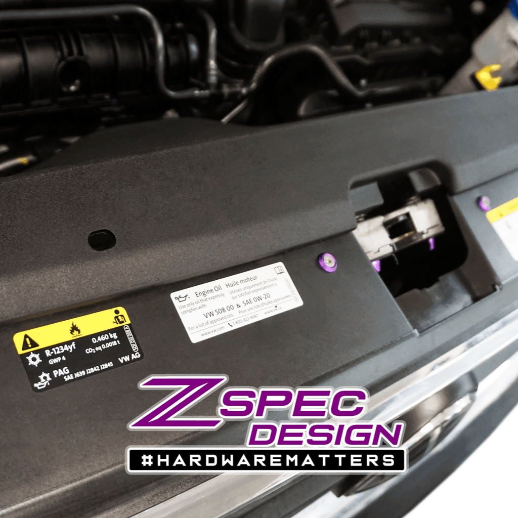 ZSPEC "Stage 1" Dress Up Bolts® Fastener Kit for '22+ VW Taos, Stainless & Billet