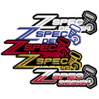 Windshield Banner, ZSPEC Design, Vinyl Sticker Decal, ~16" x  6"