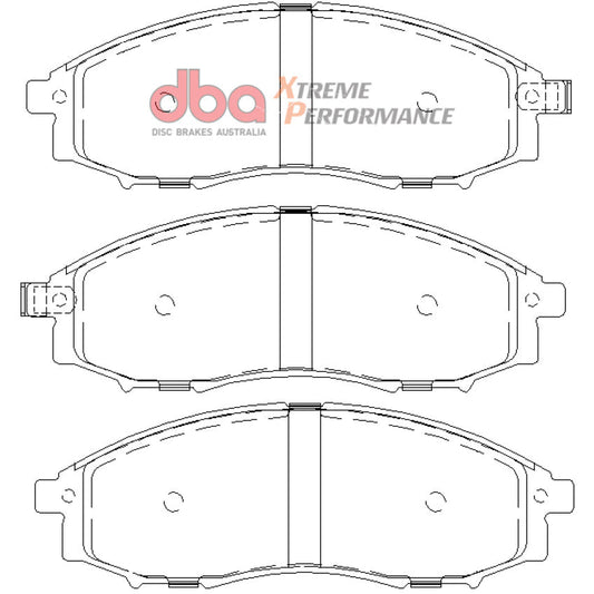 DBA 00-04 Nissan Xterra XP650 Front Brake Pads DBA Brake Pads - Performance