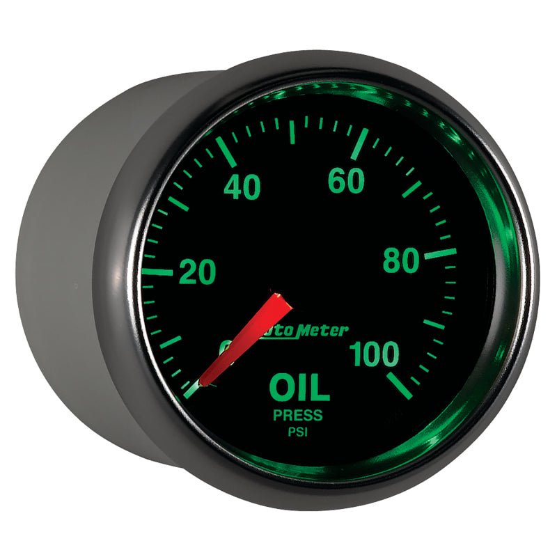 Autometer GS 52mm 0-100 PSI Mechanical Oil Pressure Gauge AutoMeter Gauges