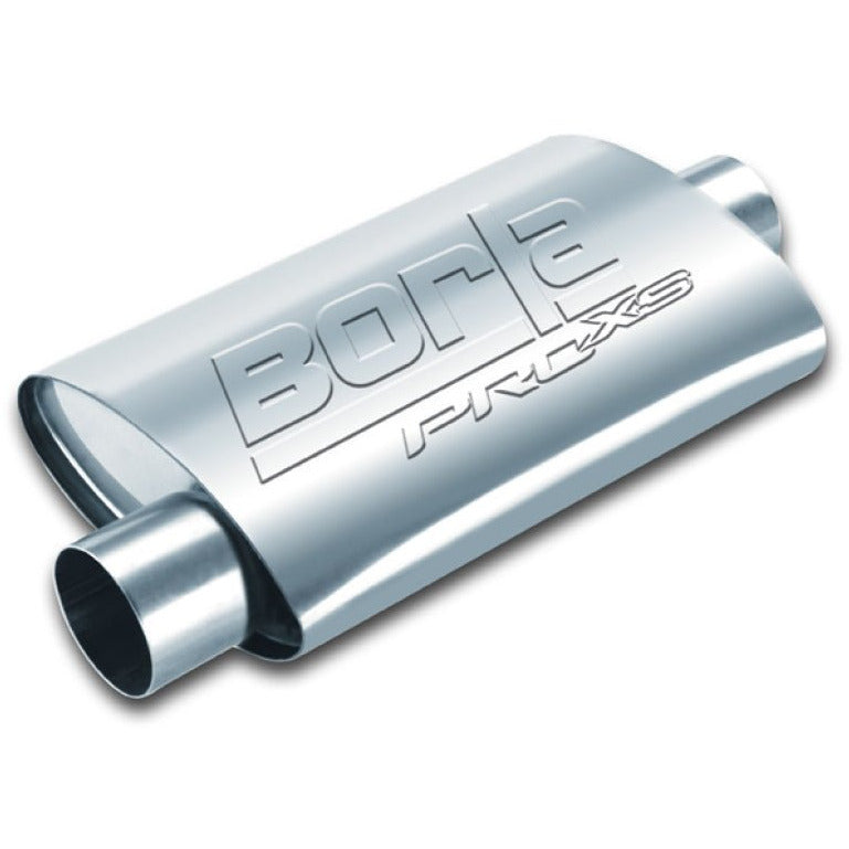 Borla Pro-XS 2in Tubing 14in x 4in x 9.5in Oval Center/Offset Muffler Borla Muffler