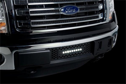 Putco 11-14 Ford F-150 EcoBoost SS Black Punch Bumper Grille Insert w/ 10in Luminix Light Bar