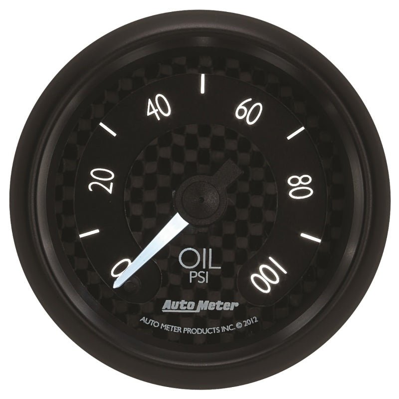 Autometer GT Series 52mm Full Sweep Electronic 0-100 PSI Oil Pressure Gauge AutoMeter Gauges