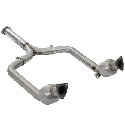 aFe Twisted Steel Y-Pipe (Catted) 03-06 Nissan 350Z /Infiniti G35 V6-3.5L aFe Headers & Manifolds