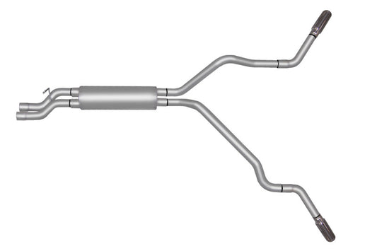 Gibson 02-05 Chevrolet Silverado 2500 HD Base 6.0L 2.5in Cat-Back Dual Extreme Exhaust - Stainless