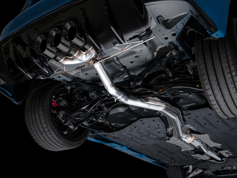 AWE Tuning 2023 Honda Civic Type R FL5 Track Edition Exhaust w/ Triple Diamond Black Tips