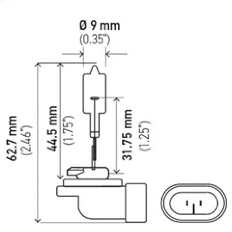 Hella Bulb 894 12V 375W Pgj13 T325 Hella Bulbs