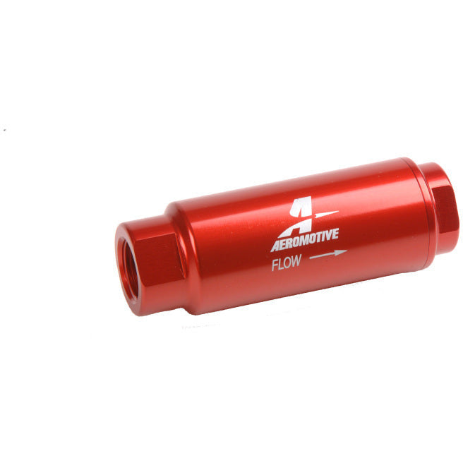 Aeromotive SS Series In-Line Fuel Filter - 3/8in NPT - 40 Micron Fabric Element Aeromotive Fuel Filters