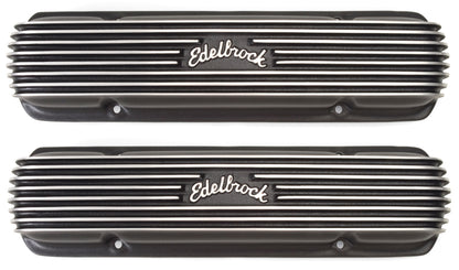 Edelbrock Valve Cover Classic Series Pontiac 1962-1979 301-455 CI V8 Black