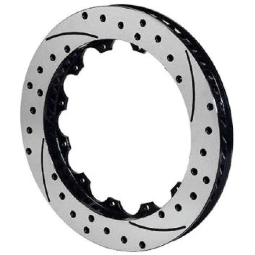 Wilwood Rotor-SRP48 SPC-37-RH-BLK-Drill 13.00 x 1.10 - 12 on 7.00in Wilwood Brake Rotors - 2 Piece