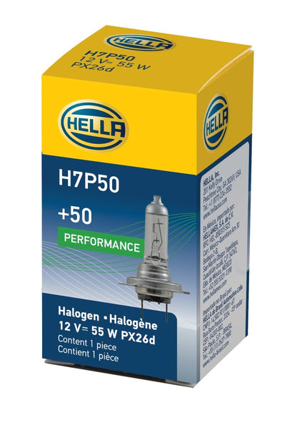 Hella Bulb H7 12V 55W Px26D T4625 +50
