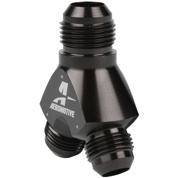 Aeromotive Y-Block - AN-10 - 2x AN-08 Aeromotive Fittings