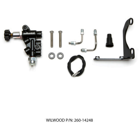 Wilwood Tandem Remote Master Cylinder Mounting Bracket L/H Kit w/ Prop Valve Wilwood Uncategorized