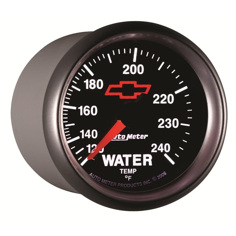 Autometer Sport-Comp II 2-1/16in 120-240 Deg Mechanical Water Temp Gauge - Bowtie Black AutoMeter Gauges