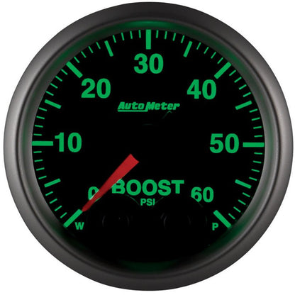 Autometer Elite 52mm 0-60 PSI Boost Peak & Warn w/ Electronic Control Gauge AutoMeter Gauges