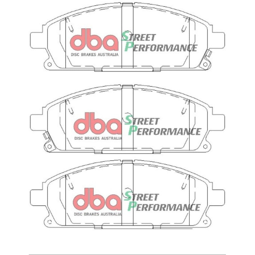 DBA 96-04 Nissan Pathfinder SP500 Front Brake Pads DBA Brake Pads - Performance