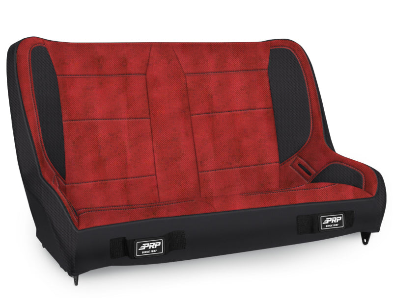 PRP Jeep Wrangler TJ/LJ/JK Elite Series Rear Bench- Red