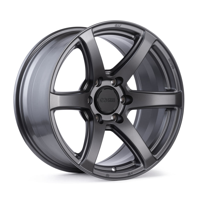 Enkei T6R 18x8.5 38mm Offset 5x114.3 Bolt Pattern 72.6 Bore Gloss Gunmetal Wheel Enkei Wheels - Cast