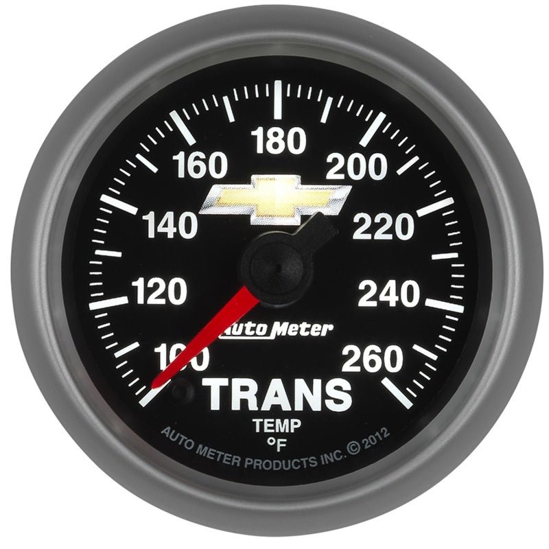 Autometer Performance Parts 52mm 100-260 Deg F Trans Temp COPO Camaro Gauge Pack AutoMeter Gauges