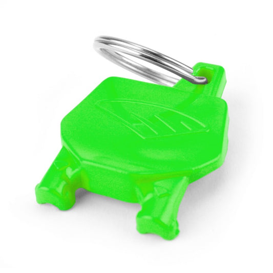 Cycra Key Ring with Number Plate - Green