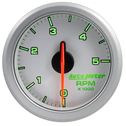 Autometer Airdrive 2-1/6in Tachometer Gauge 0-5K RPM - Silver AutoMeter Gauges