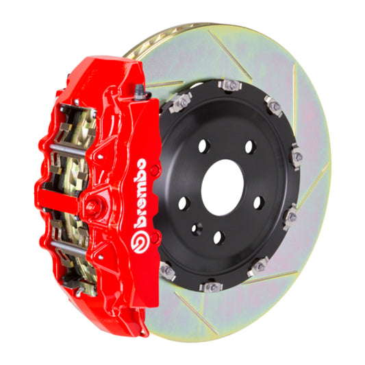 Brembo 02-18 G500/03-04 G55 Front GT BBK 8 Piston Cast 380x34 2pc Rotor Slotted Type1-Red