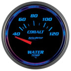 Autometer Cobalt 52mm Short Sweep Electronic 40-120 Deg C Water Temprature Gauge AutoMeter Gauges