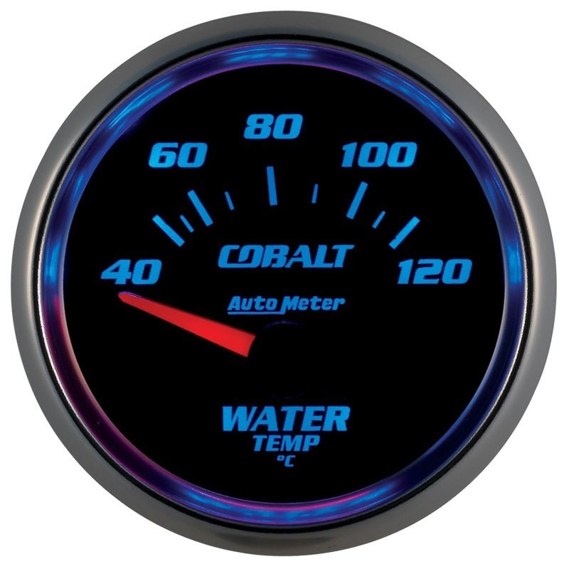 Autometer Cobalt 52mm Short Sweep Electronic 40-120 Deg C Water Temprature Gauge AutoMeter Gauges