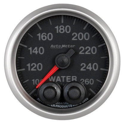 Autometer Elite 52mm 100-260 Degress F Water Temperature Peak and Warn Gauge w/ Electonic Control AutoMeter Gauges