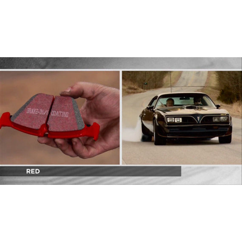 EBC 06-08 Chevrolet Corvette (C6) 7.0 (Z06) Redstuff Rear Brake Pads EBC Brake Pads - Performance