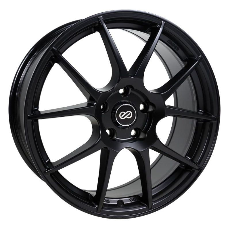 Enkei YS5 18x8 5x114.3 50mm Offset 72.6mm Black Paint Wheel Enkei Wheels - Cast