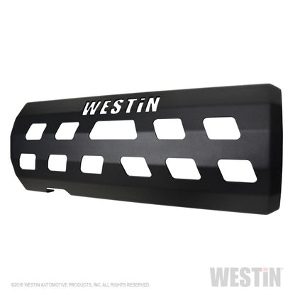 Westin 18-22 Jeep Wrangler JL (Excl. 4xe) Muffler Skid Plate - Tex. Blk