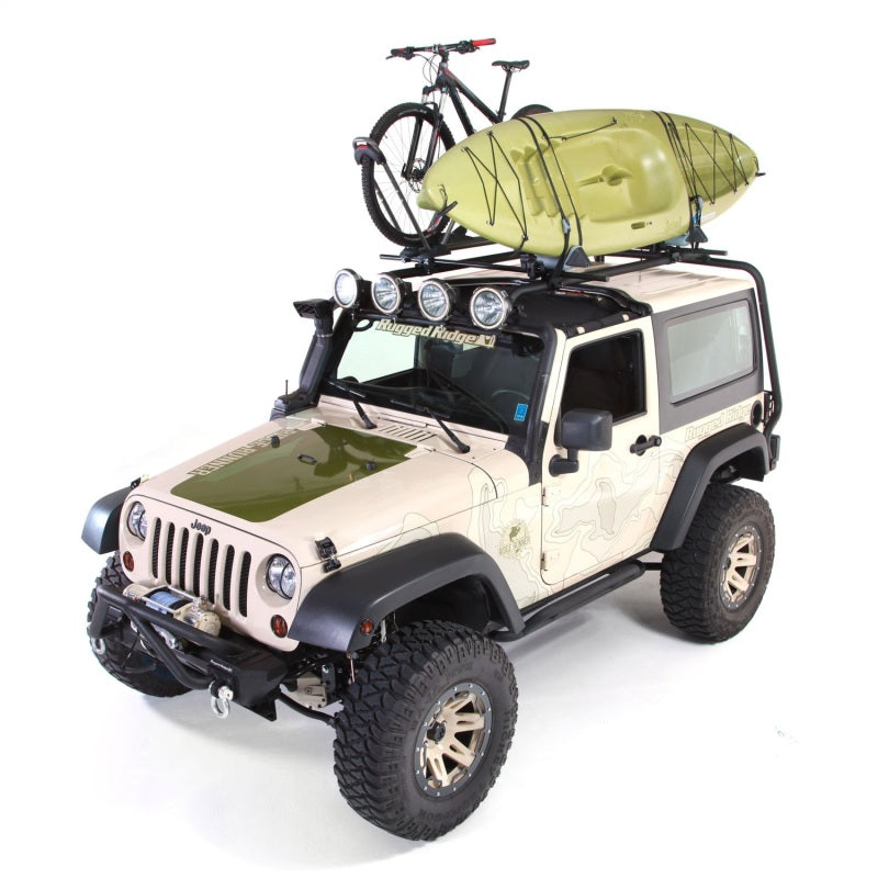 Rugged Ridge 07-18 Jeep Wrangler 2-Door Sherpa Roof Rack Kit Rugged Ridge Roof Rack