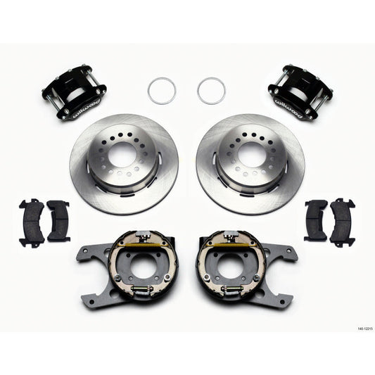 Wilwood D154 P/S Park Brake Kit Chevy 12 Bolt 2.75in Off w/ C-Clips Wilwood Big Brake Kits