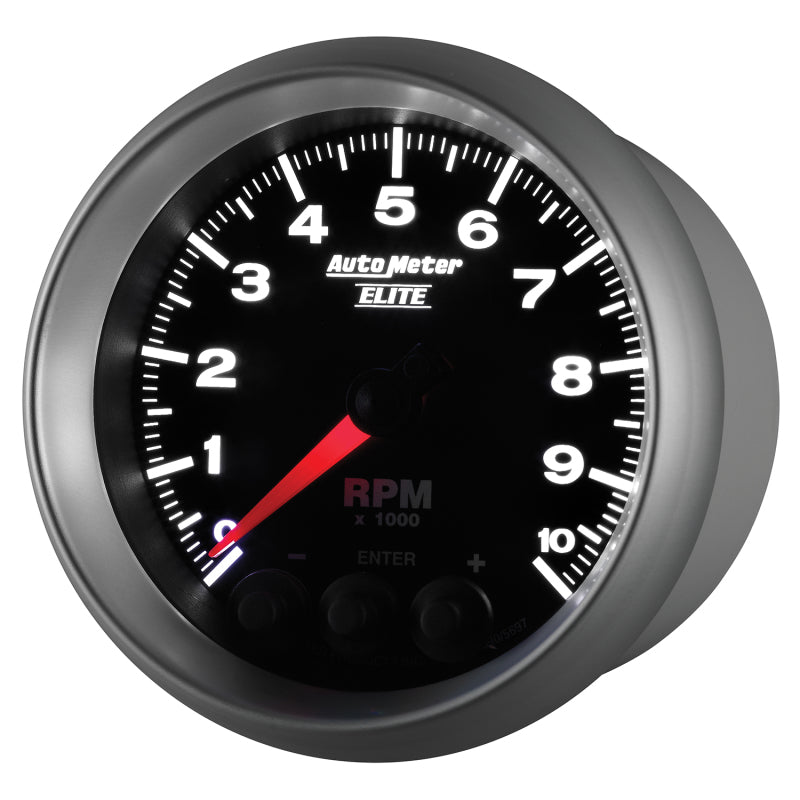 Autometer Street Progressive Shift Light 85.7mm Tachometer 0-10,000 RPM AutoMeter Gauges